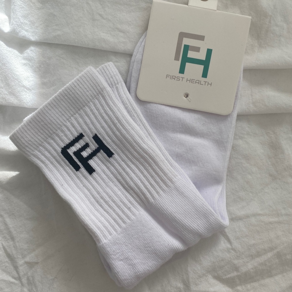 First Health Crew Socks